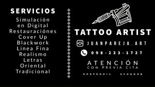 cursos hacer piercings guayaquil TATTOO STUDIO PRIVADO ARTIST *JUAN PAREJA * ECUADOR - GUAYAQUIL